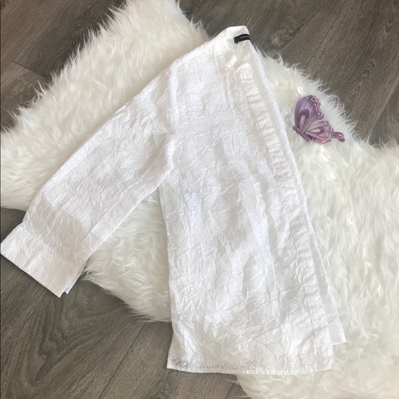 Jones New York white floral print shirt - Picture 2 of 8